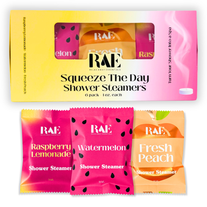 Squeeze The Day Fruity Shower Steamers 6 Pack