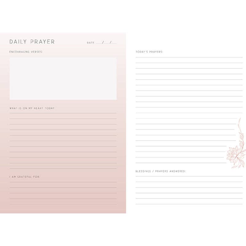PRAYER: 90 Day Daily Reflection Journal