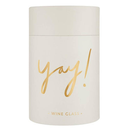 Stemless Wine Glass - Yay!