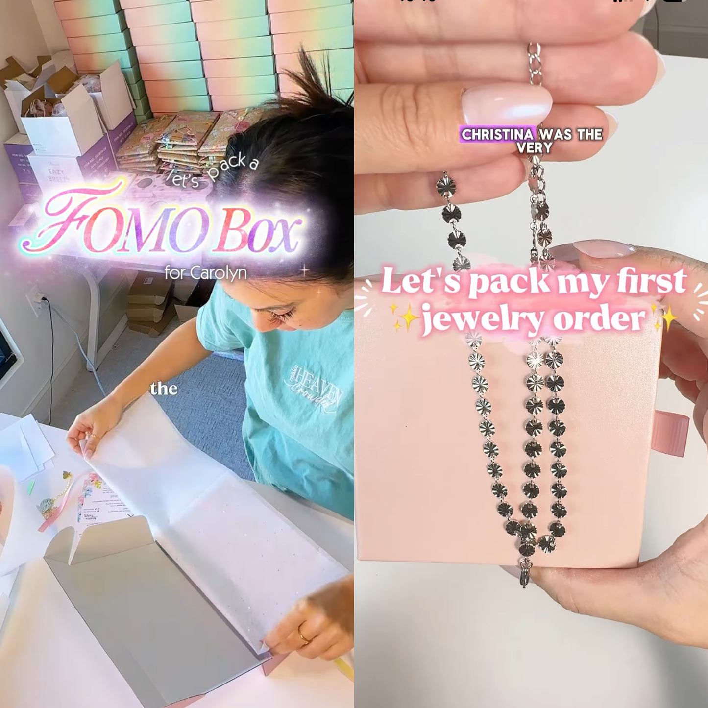 Personalized Order Packing Video (ADD-ON)