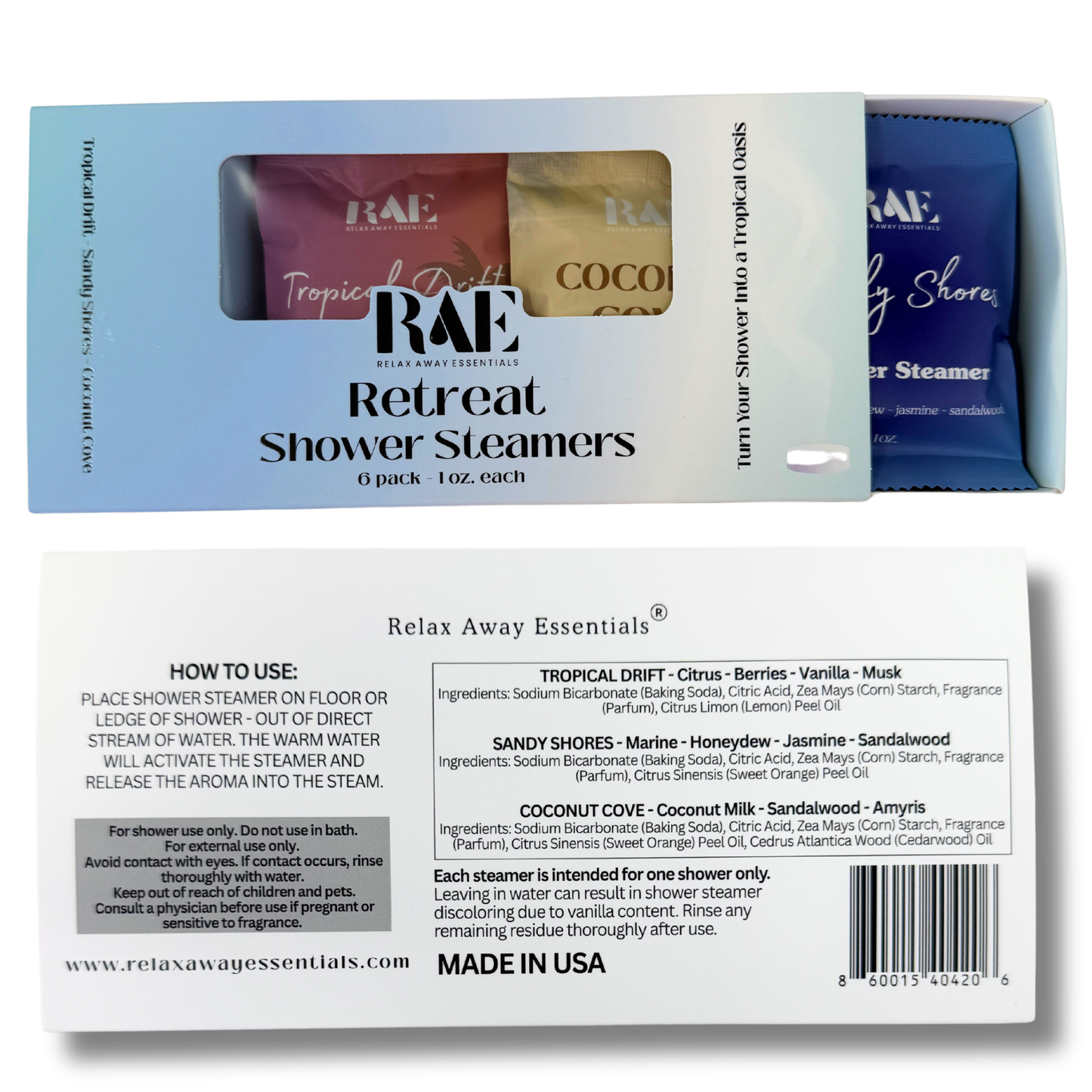 Retreat Shower Steamers 6 Pack
