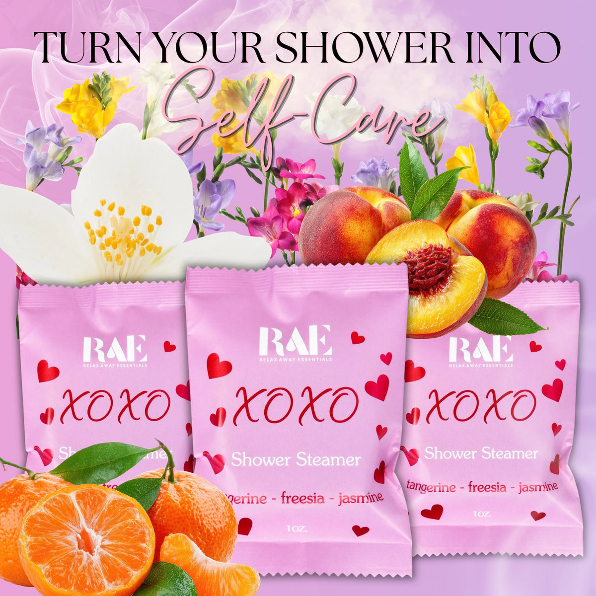 XOXO Shower Steamers