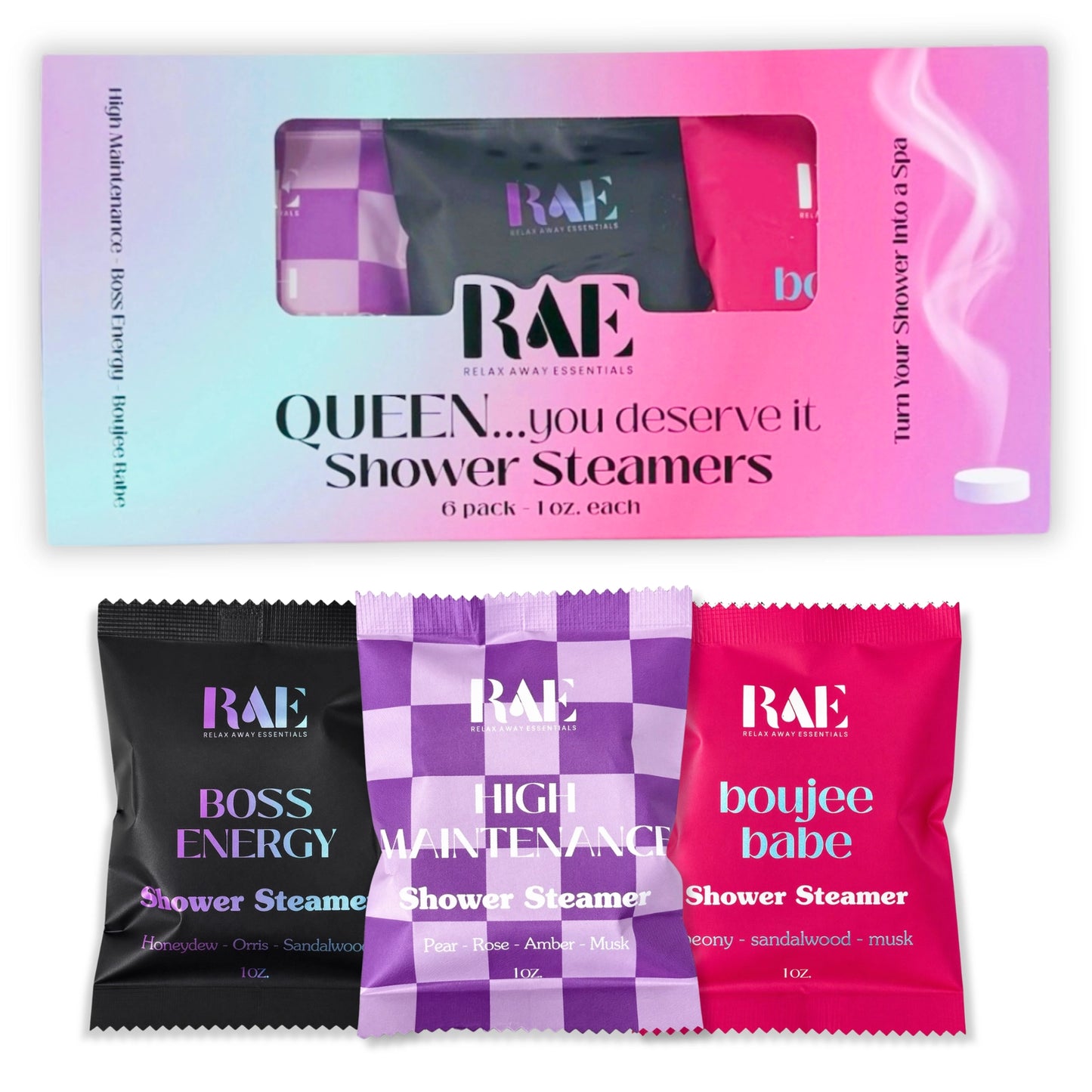 Queen Shower Steamers