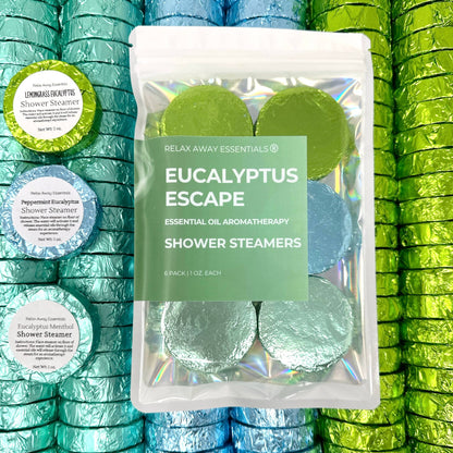 Eucalyptus Escape Shower Steamers 6 Pack