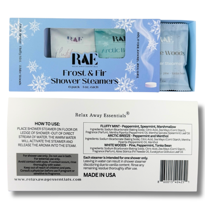 Frost and Fir Shower Steamers 6 Pack