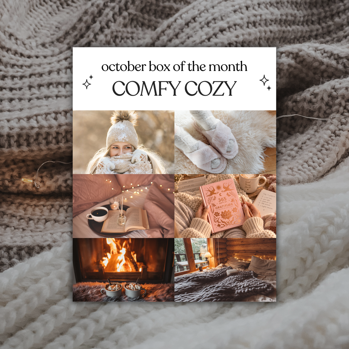 October Box of the Month: Comfy Cozy