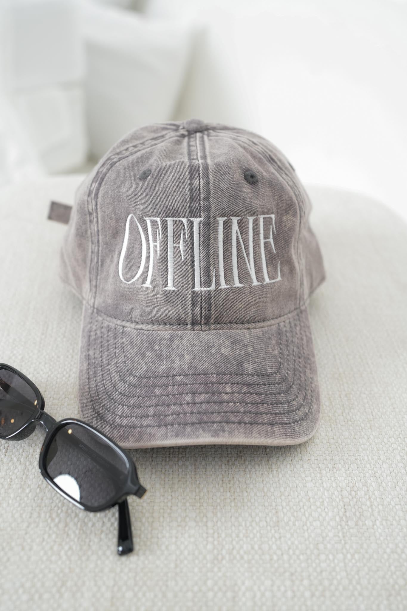 Offline Vintage Embroidered Dad Hat