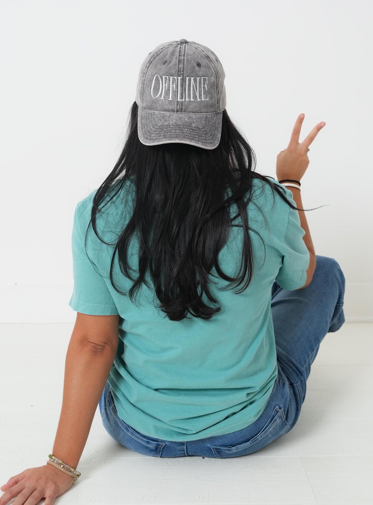 Offline Vintage Embroidered Dad Hat