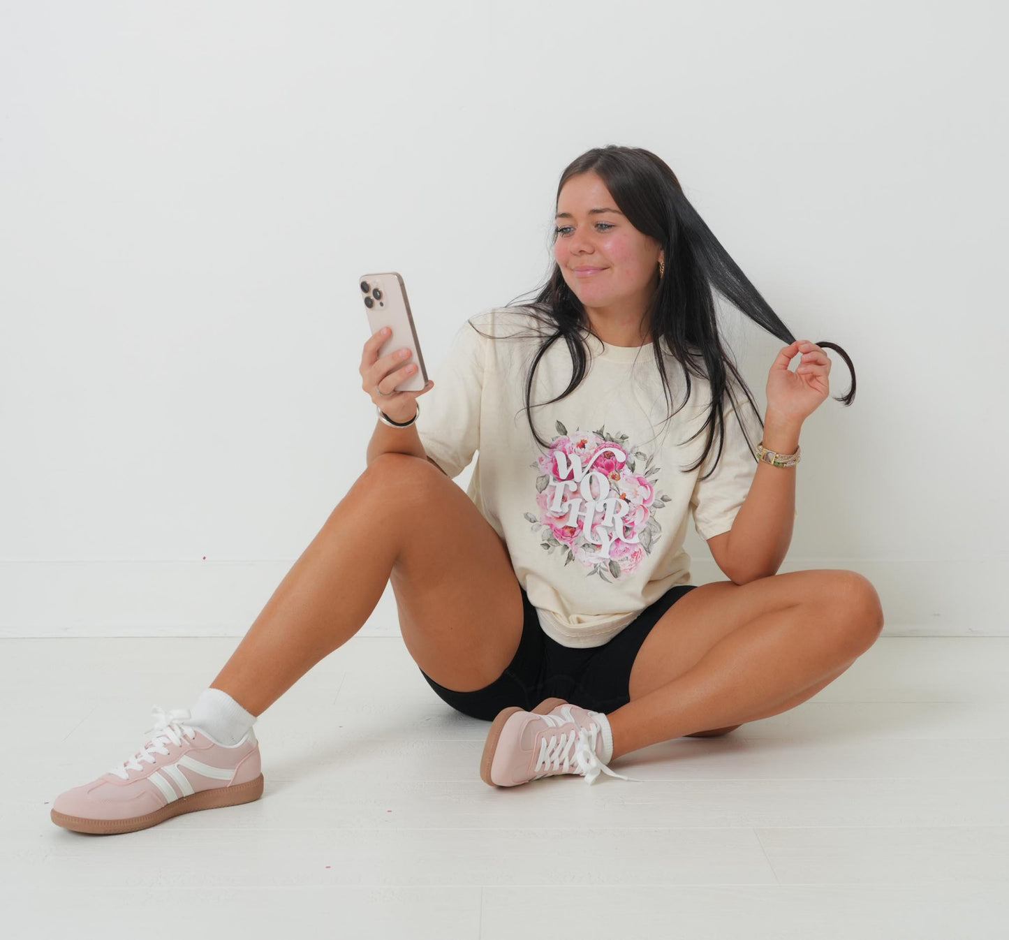 Worthy Floral Graphic Tee