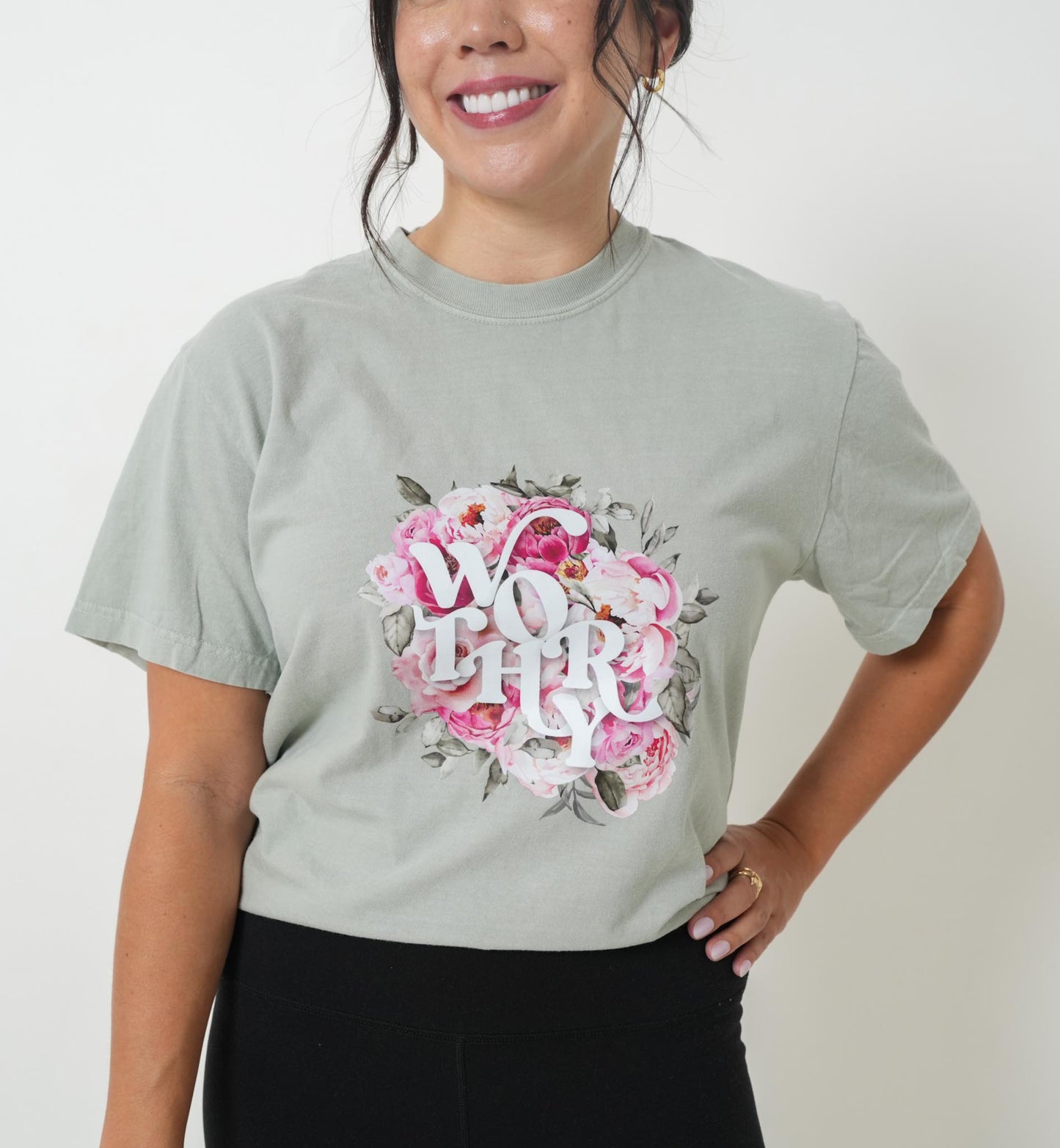 Worthy Floral Graphic Tee