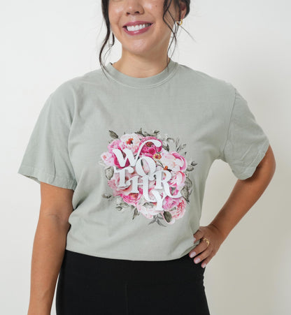 Worthy Floral Graphic Tee