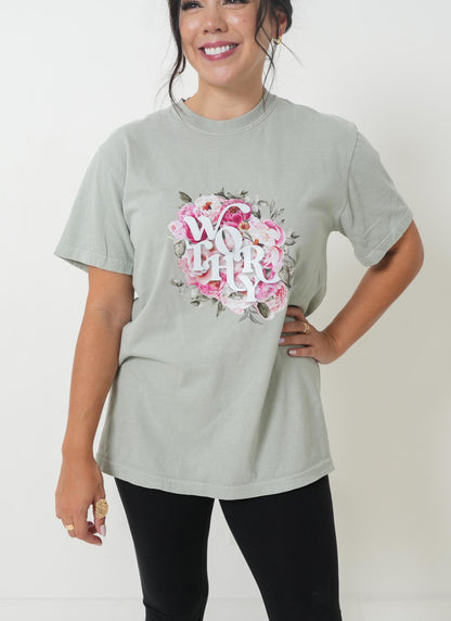 Worthy Floral Graphic Tee