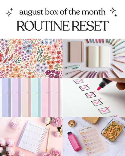 August Box of the Month: Routine Reset
