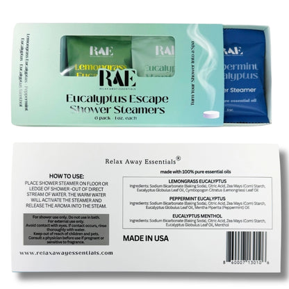 Eucalyptus Escape Shower Steamers