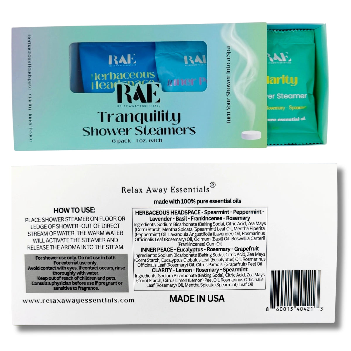 Tranquility Shower Steamers