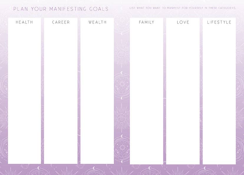 MANIFESTING: 90 Day Daily Reflection Journal