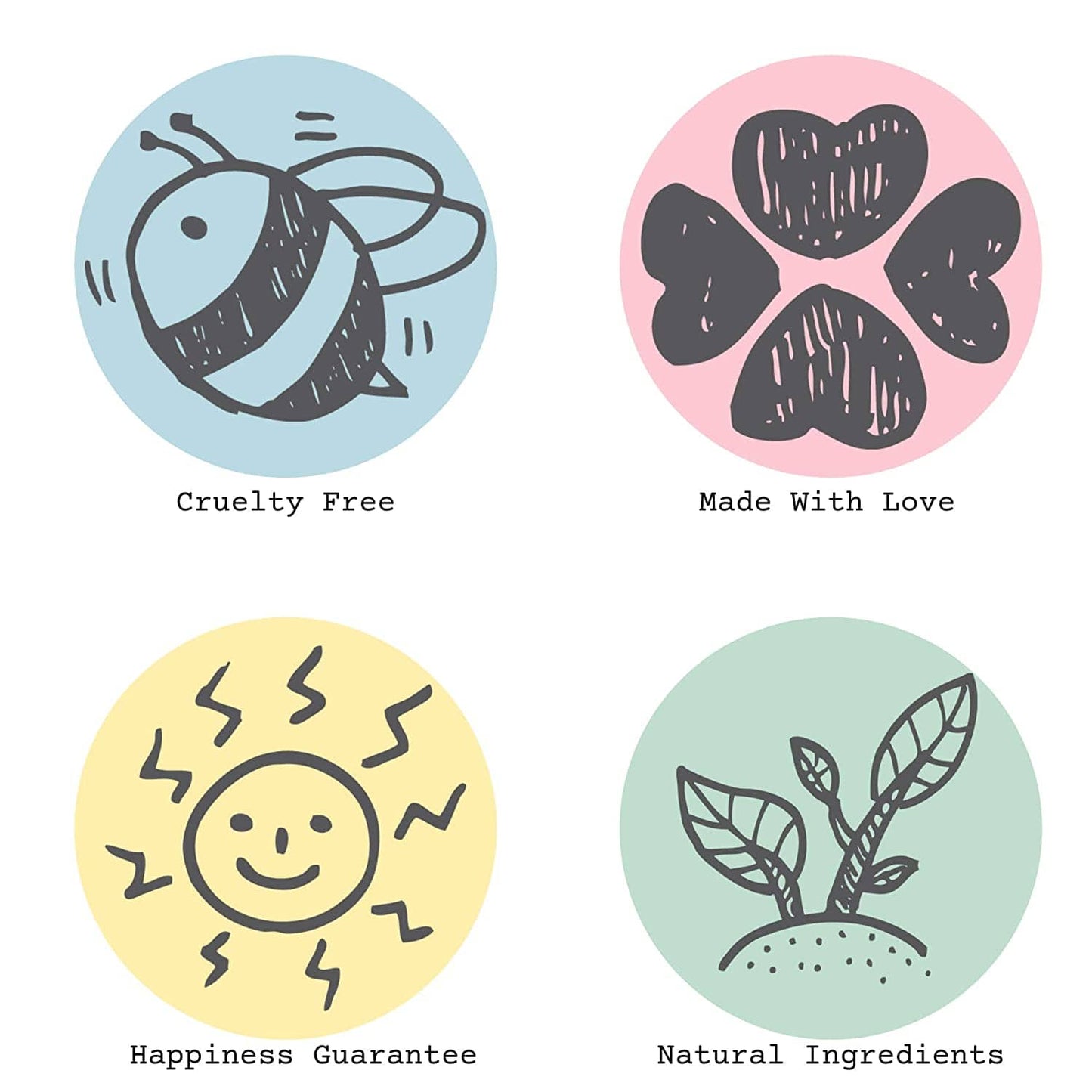 Set of 4 Mini Travel Bath Salts | Strawberry & Raspberry | I Love You Berry Much