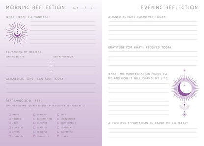 MANIFESTING: 90 Day Daily Reflection Journal