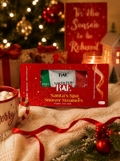Santa's Spa Shower Steamers 6 Pack