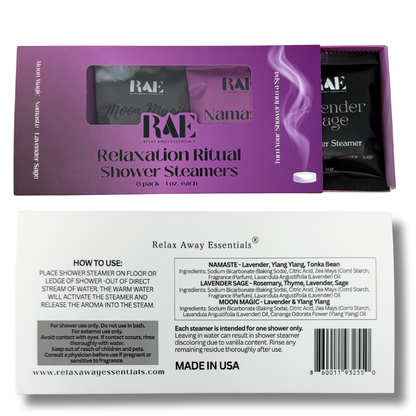 Relaxation - Shower Steamers 6 Pack