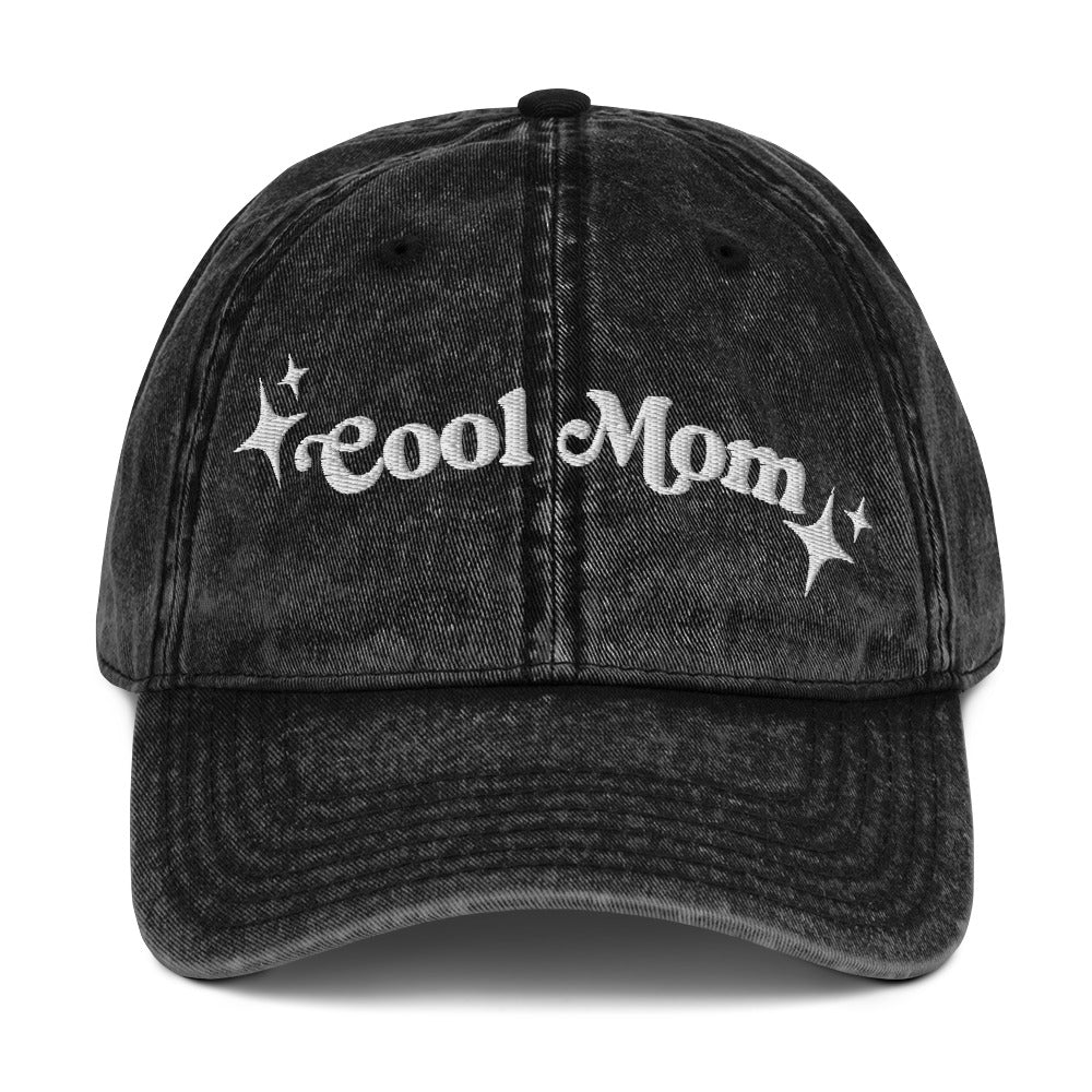 Cool Mom Vintage Embroidered Dad Hat