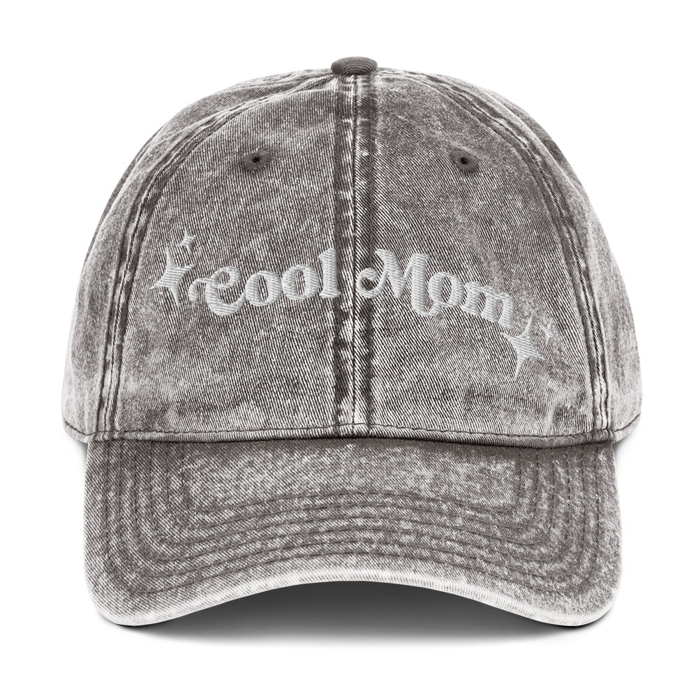 Cool Mom Vintage Embroidered Dad Hat