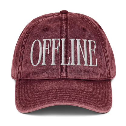 Offline Vintage Embroidered Dad Hat
