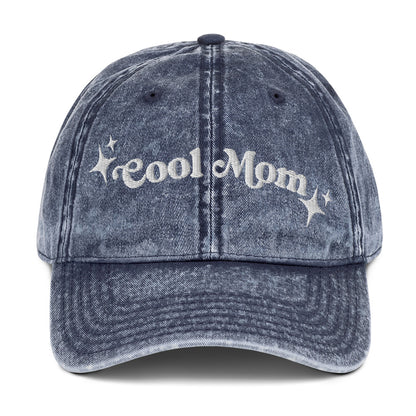 Cool Mom Vintage Embroidered Dad Hat