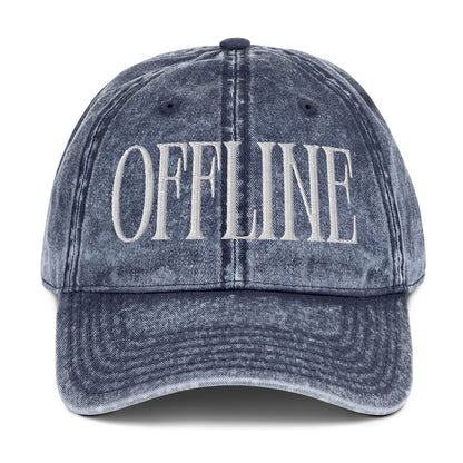 Offline Vintage Embroidered Dad Hat