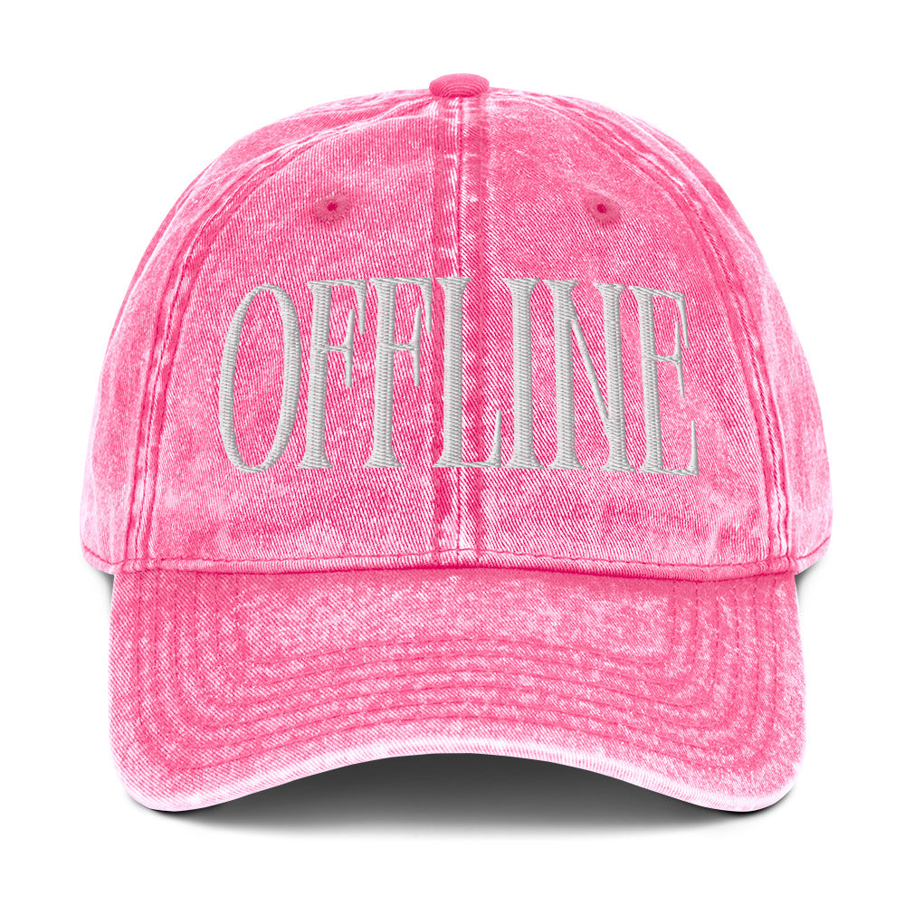 Offline Vintage Embroidered Dad Hat